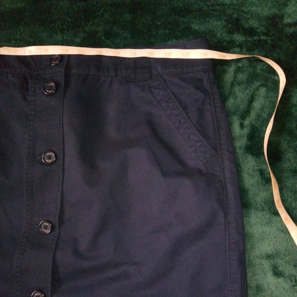 NWT Tommy Hilfiger Jamie Button Front Pencil Skirt Sz 12 - Picture 11 of 16